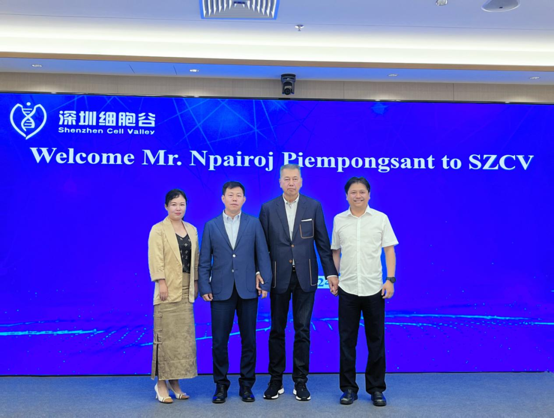 Thai business tycoon Npairoj Piempongsant visits Shenzhen Cell Valley