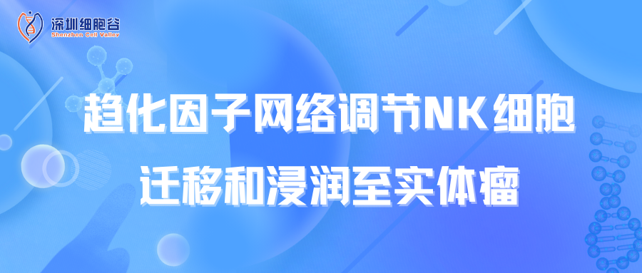文献分享|趋化因子网络调节NK细胞迁移和浸润至实体瘤